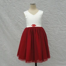 Настоящие платья с поясами для девочек, Пышное Бальное Платье с v-образным вырезом для причастия для свадебных торжеств, детское праздничное платье для маленьких девочек