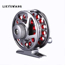 LIEYUWANG, DS40-90, цельнометаллическая Рыболовная катушка, сверхжесткая катушка для ловли нахлыстом, односторонняя подшипниковая катушка для рыбалки с дисковым тормозом