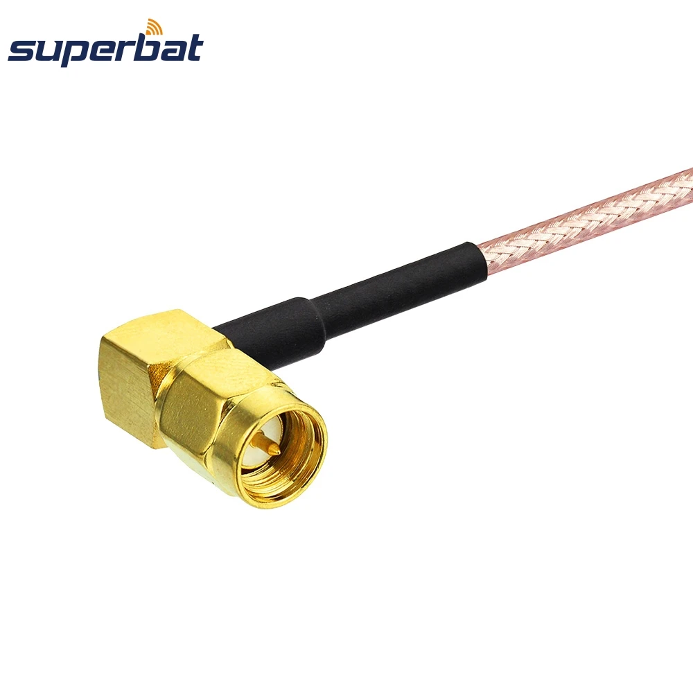 Сетевое крепление Superbat SMA с 4 отверстиями и штекером прямоугольный разъем отрезок
