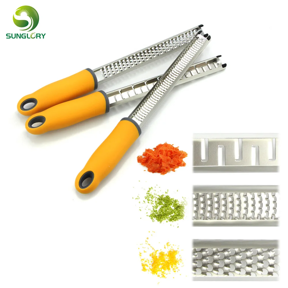 

Fruit Gadgets Stainless Steel Lemon Zester Cheese Slicer Vegetable Microplane Grater Chocolate Shredder Cooking Tools Kitchen