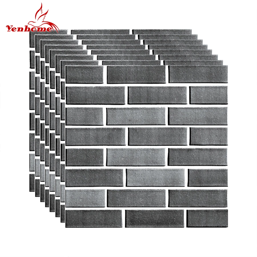 

Waterproof 3D PVC Wall Stickers for Bathroom Decor Self adhesive Wallpaper for Kitchen Backsplash Tile Wall Stickers Home Decor