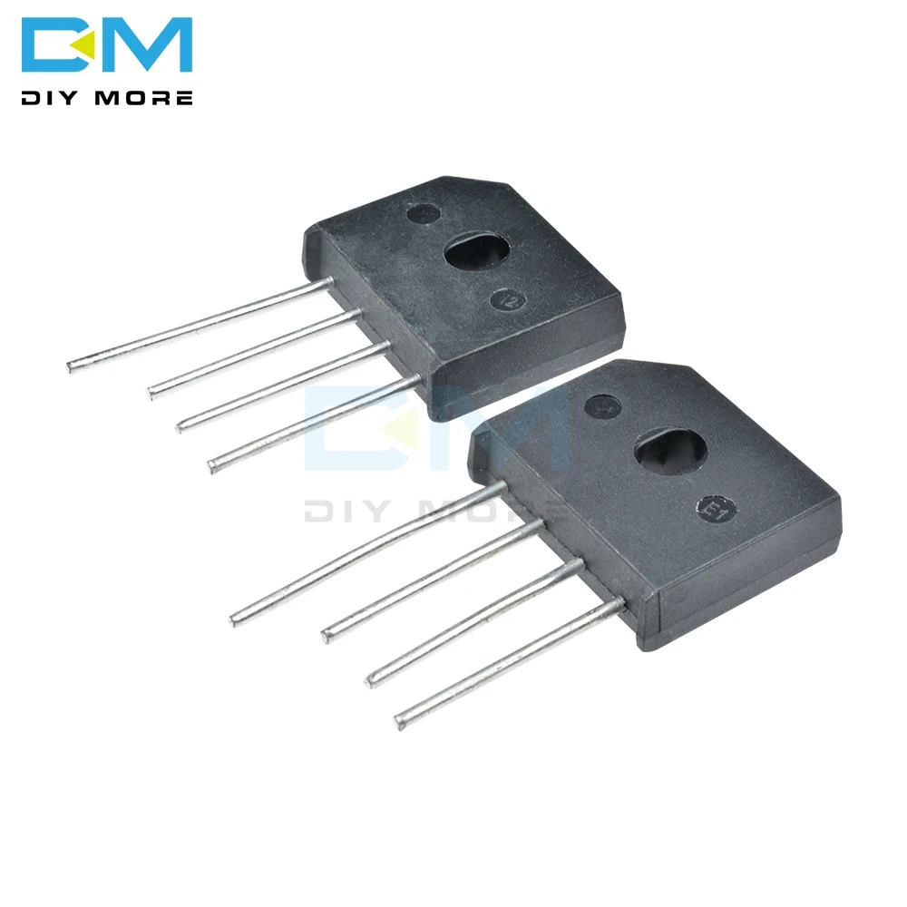 Diode Bridge Rectifier Rectifier Diodes Electrical Rectifier Diodes 5PCS High Temperature Soldering KBU810 KBU-810 8A 1000V Diode Bridge Rectifier Single Phase Bridge Rectifier Diy Electronic Kit