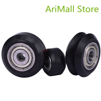 

10pcs CNC Openbuilds Plastic wheel POM with 625zz MR105zz Idler Pulley Gear Passive Round Wheel Perlin Wheel V type for V-Slot