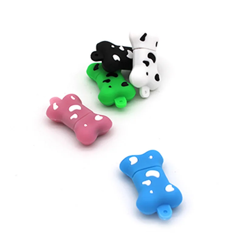 Дешевый Лидер продаж USB Flash Drive флешки 4 GB 8 GB 16G мультфильм милые кости высокое Скорость 32G 64 GB реальная Ёмкость накопитель USB 2,0 Memory Stick