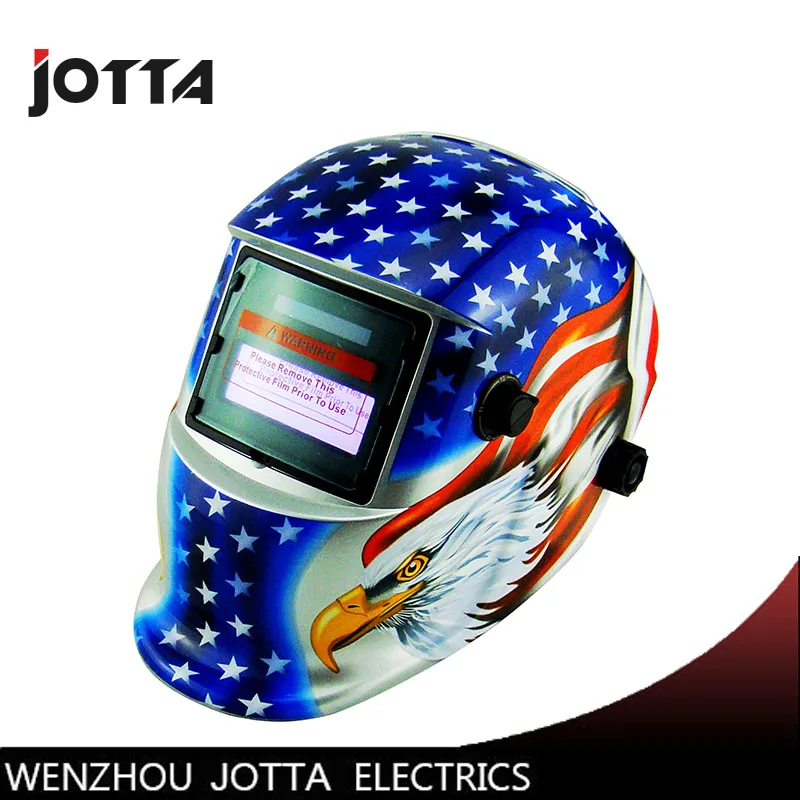 Out control LI battery solar auto darkening electric welding mask/helmet/welder cap for welding