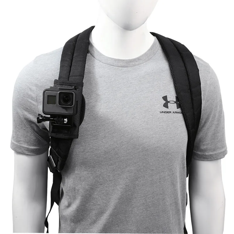 Наплечный Рюкзак ремень кронштейн держатель Подставка для GoPro Hero 8 7 6 5 4 SJCAM eken YI DJI OSMO Экшн-камера набор аксессуаров