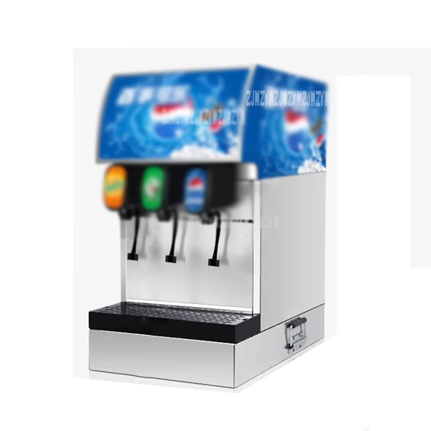 Нержавеющая сталь коммерческих 3 клапаны Cola машина автоматическая электрическая холодной колы диспенсер для газированных напитков Maker