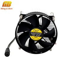 [MingBen] 1 компл. Высокое качество 95x95x66 мм радиатор с вентилятором алюминиевый теплоотвод экструдированный профиль для светодиодный чип шарик рассеивания тепла