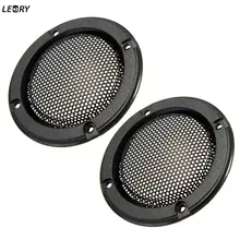 LEORY 2 шт. " дюймовый твитер аудио динамик крышка круг 66 мм декоративная сетка решетка крышки Накладка для универсальных автомобилей