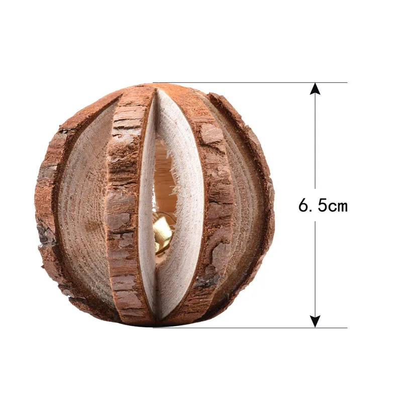 Милые деревянные жевательные игрушки, полые Арбузные шарики для маленьких домашних животных, хомяк, белка, морская свинка, Шиншилла, хрупкие товары, игрушки для хомяка