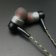 RY01 enthusiast bass ear earphones All metal manufacturing 10MM shocking sound quality HIFI 5N crystal copper wires earphone