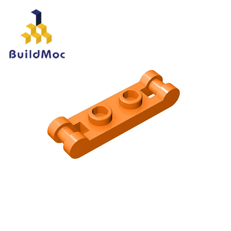 BuildMOC совместимый Legoing18649 1x2 для строительных блоков части DIY логотип