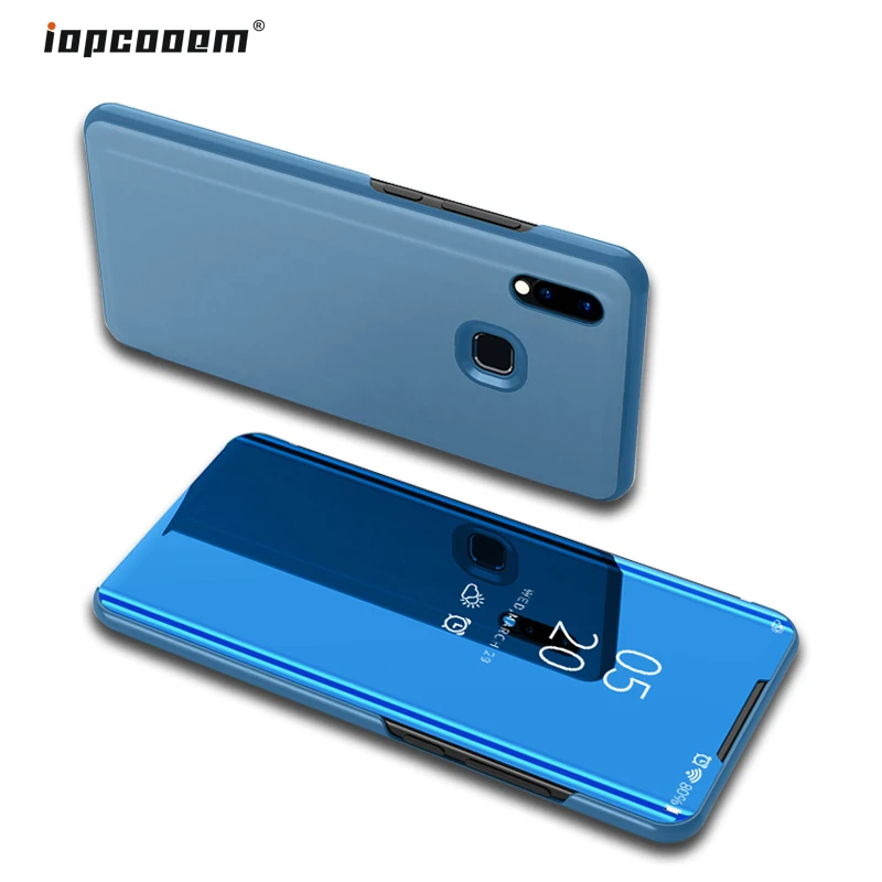 vivo y91 mirror flip cover