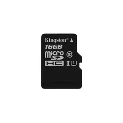 Kingston technology Canvas Select, 16 ГБ, MicroSDHC, Class 10, UHS-I, 80 МБ/с./с, черный