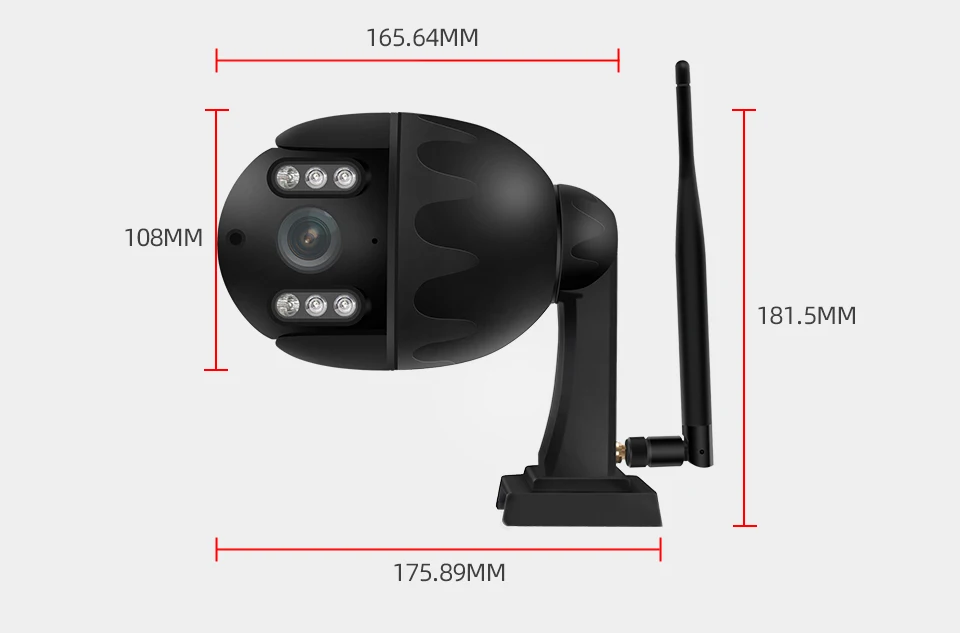 Ip-камера с 4-кратным зумом 1080 P, Wifi, уличная, IP66, водонепроницаемая, IR Vision, PTZ, скоростная купольная камера видеонаблюдения, камера безопасности, PTZ Cam