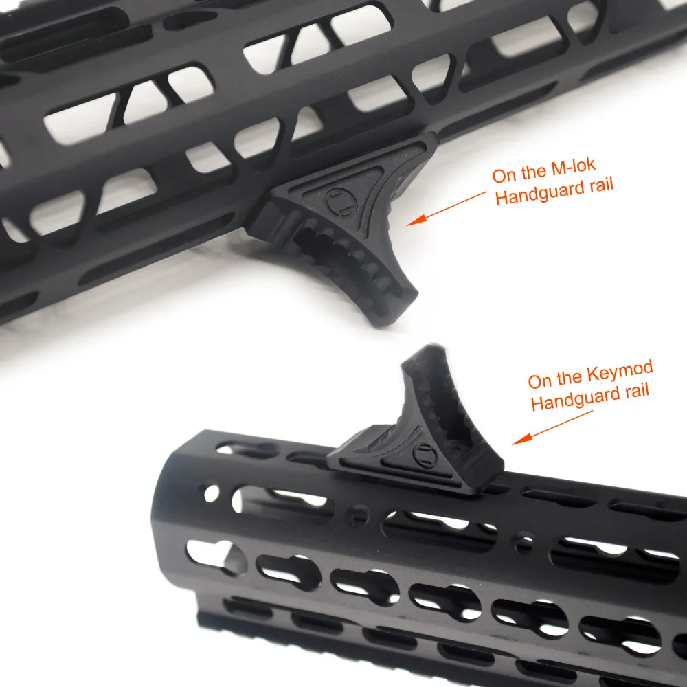 Aplus черный анодированный алюминиевый Mutli ручной упор для Keymod и M-lok Handguard Rail system