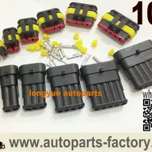 Longyue 10 компл. 1-6 P Женский+ мужской водостойкий электрический провод разъем+ терминалы