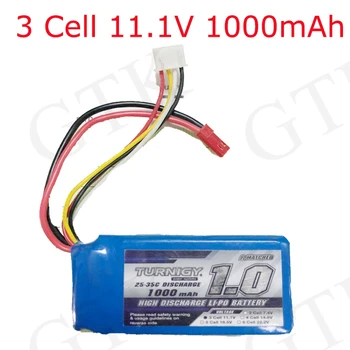 

GTK 2pcs lipo 11.1v 1000mah 1Ah High discharge Li-Po Battery 25-35C 3S plug Remote control model aircraft FPV RC Car Boat