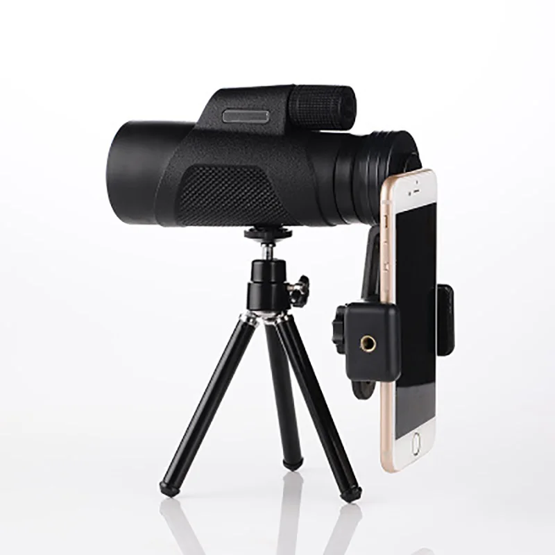

HD 10X42 Monocular Telescope Low Night Vision Waterproof Mini Outdoor Hunting Camping Scopes Portable Zoomable with Tripod