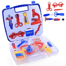 15 шт. дети претендует доктор игрушки Emulational Echometer доктор Ролевая игра аптечка игрушки для Для детей образования