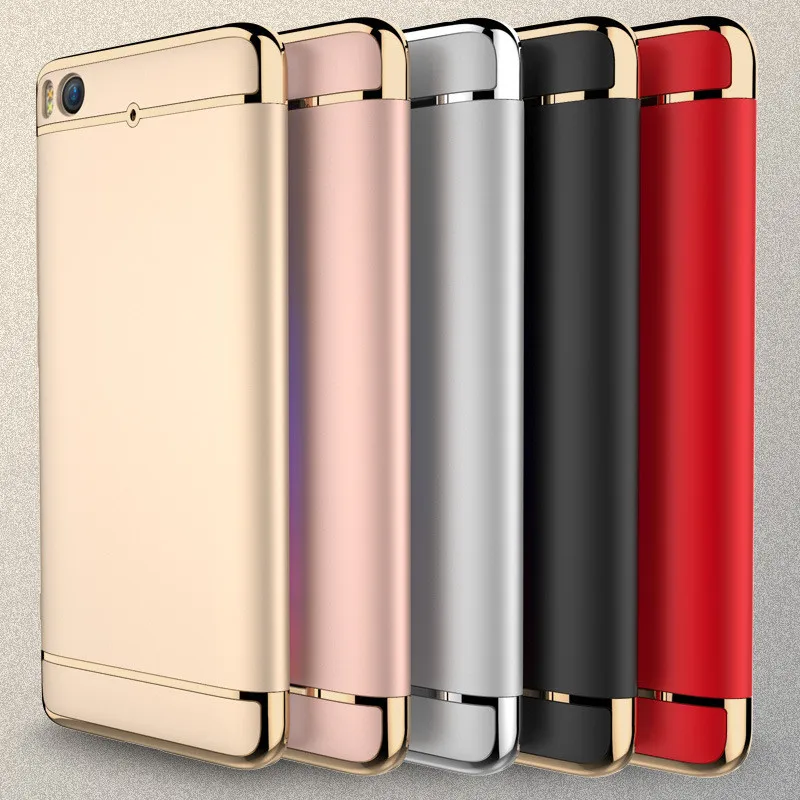 Full Protection Mi 5s Case 3in1 Electroplate Cover For Xiaomi 5S Prime 5 Hard Plastic Phone Housing |