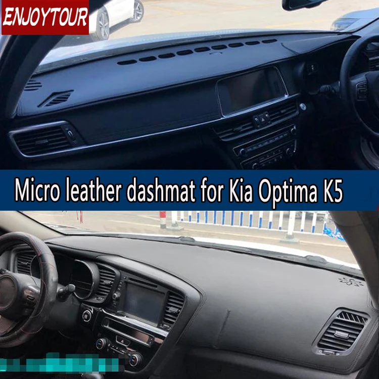 Кожаный коврик для приборной панели Kia Optima Magentis K5 2004-2019 2009 2010 2011 2012 2013 2014 2016 2017 |