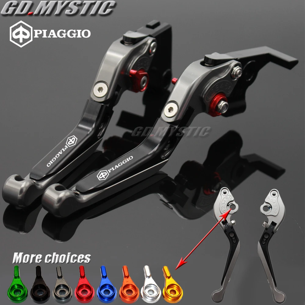 

For Piaggio Fly 50 125 150 4T NRG Power DD DT Liberty 125 Leader Motorcycle Folding Extendable Adjustable Clutch Brake Levers