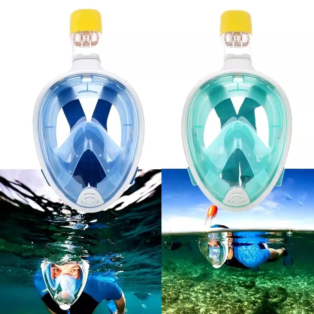 كامل الوجه قناع الغطس مكافحة الضباب قناع الغطس السطحي تحت الماء الغوص Spearfishing قناع الأطفال/الكبار نظارات التدريب الغوص معدات كامل الوجه قناع الغطس مكافحة الضباب قناع الغطس السطحي تحت الماء الغوص Spearfishing قناع الأطفال/الكبار نظارات التدريب الغوص معدات
