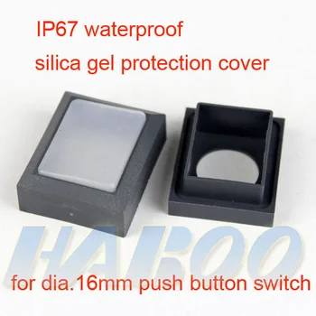 

25pcs dia.16mm waterproof protection cover HABOO 16mm series switch cover silica gel cover IP67 push button switch cover