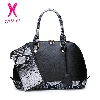 

YANXI 2 Suit Ladies Luxury Handbag High Quality Leather Women Shoulder Messenger Bag Designer Brand Women Purses and Handbags