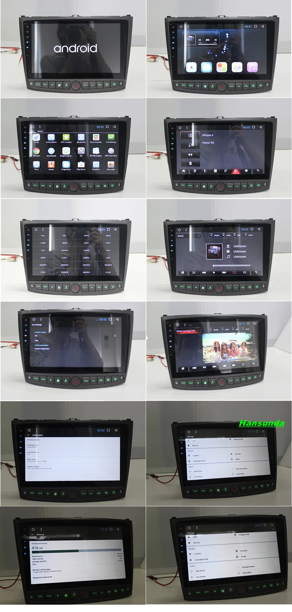 Discount Free maps of Russia! 9inch big screen Android 7.1 Car Multimedia GPS Navigaton Video Radio Player in dash for Lexus IS200 IS220 9