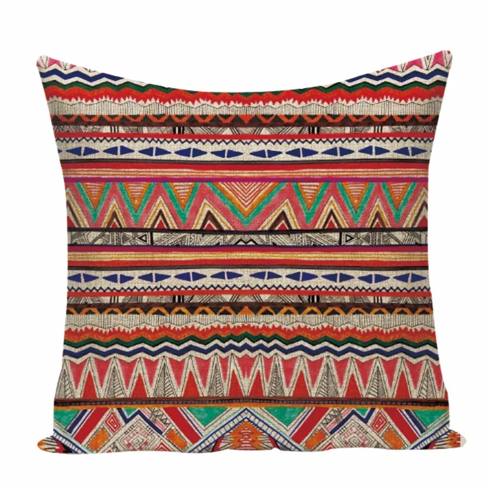 Подушка в богемном стиле с геометрическим рисунком 45*45|cute cushion cover|decorative coverscushion