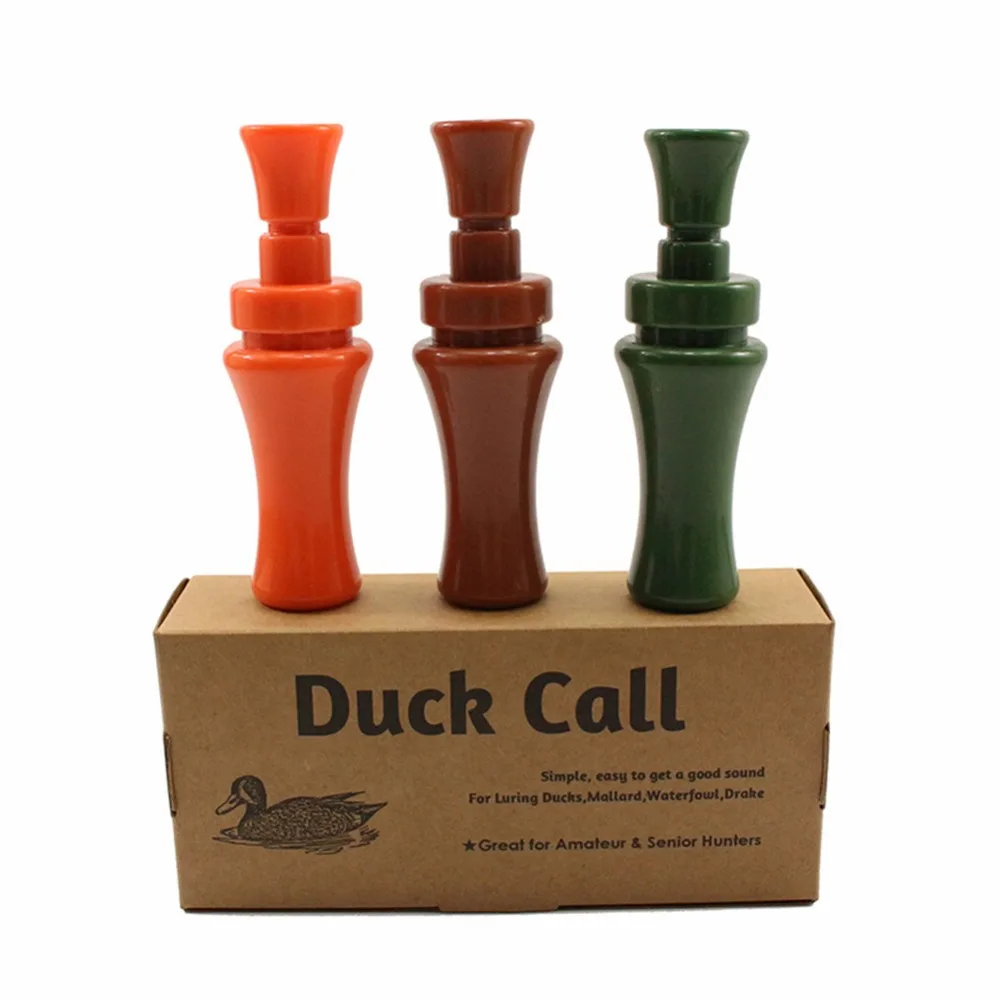 

Outdoor Acrylic Duck Call Pheasant Mallard Simulated Whistle Hunting Call Caller Decoys Entice Duck Closer Whistle for Hunting
