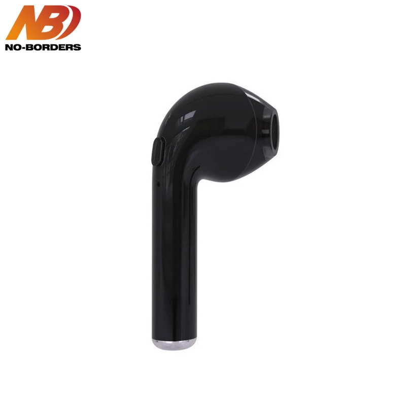 

10pcs/lot Wholesale NO-BORDERS i7 TWS Wireless Bluetooth Earphone Mini Earpieces Headset Sports Earbuds Headphone With Mic