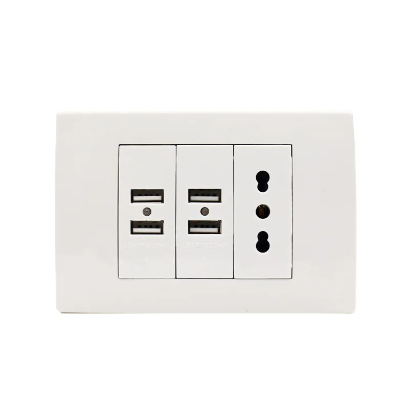 MiniTiger Wall Power Socket Plug, Italian / Chile Electrical Outlet