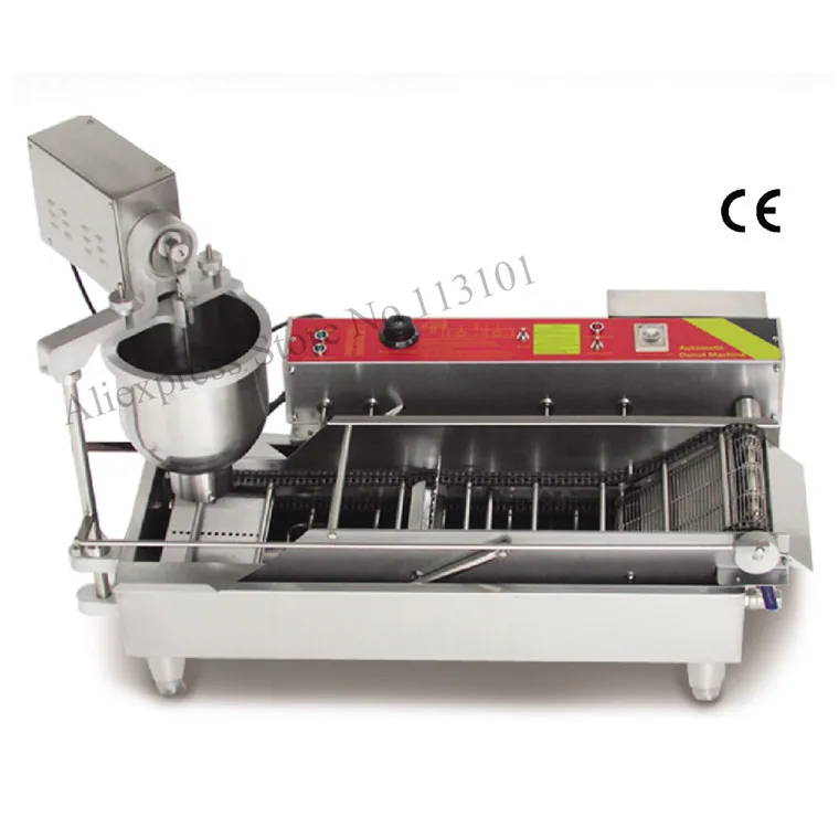 Automatic Donut Fryer Machine Electric Cake Donut Maker / Commercial