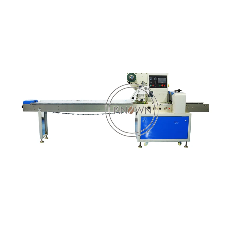 

Industrial pillow packaging machine food snack packing machine with customize