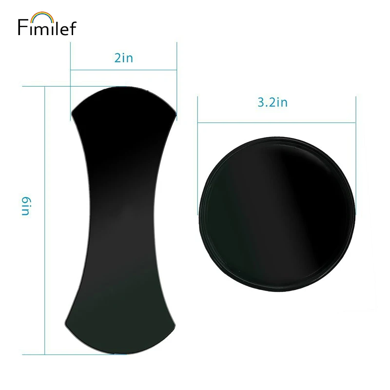 Fimilef لزجة هلام سادة سيارة حامل للهاتف المحمول و أقراص المحمولة موقف قوي عصا الغراء ملصقا مكافحة زلة حصيرة قابل للغسل