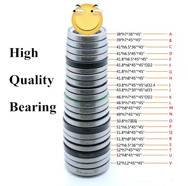 Neco All Size 41/41.8/47/49/51.8/52mm Bicycle Fork OD Headset Bearing