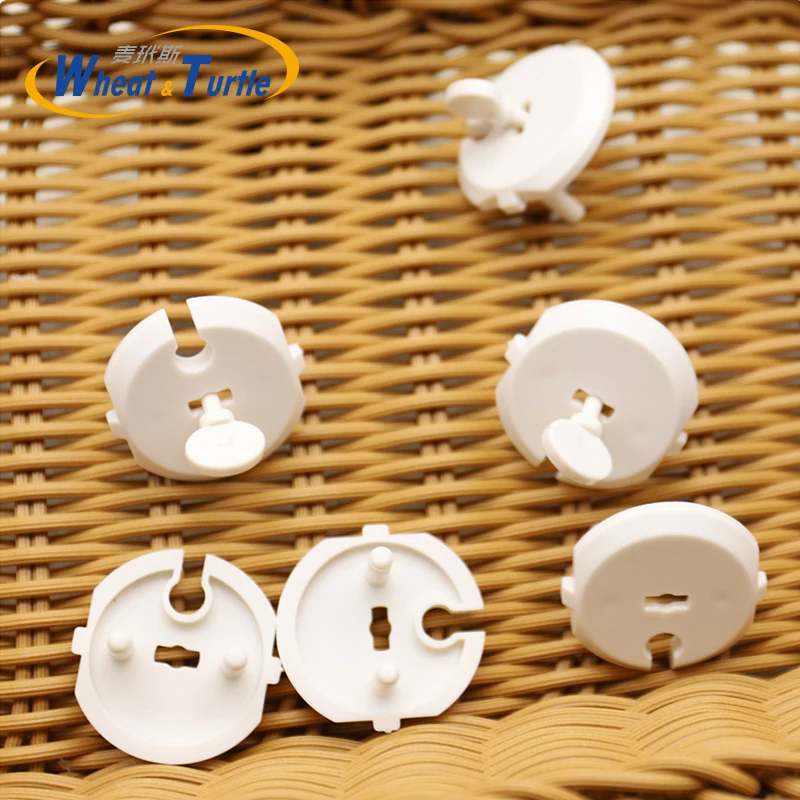 

6pcs+1 UK French EU US Power Socket Outlet Mains Plug Cover Baby Child Safety Protector Guard