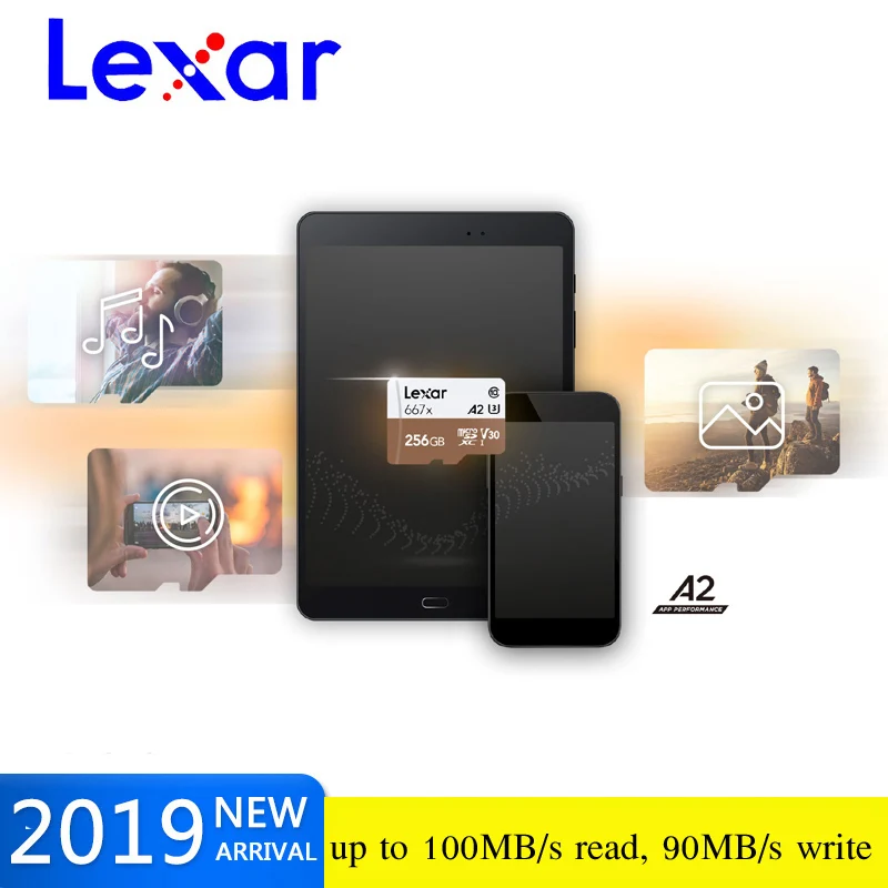 Lexar 128 Гб Micro SD SDXC UHS-I карта памяти высокая скорость до 100 м/с класс 10 667x картао де Мемория TF/sd флэш-карта