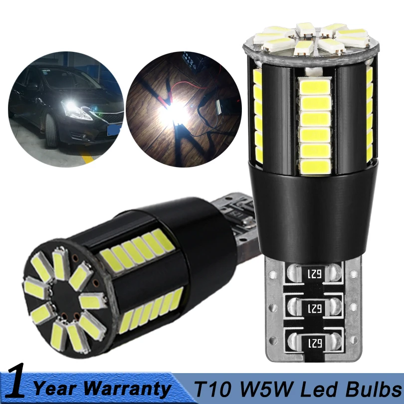 

2x LED T10 W5W Clearance Lights Car Parking light For POLO Golf 4 5 6 7 Passat B6 B5 MK5 MK6 CC EOS Beetle
