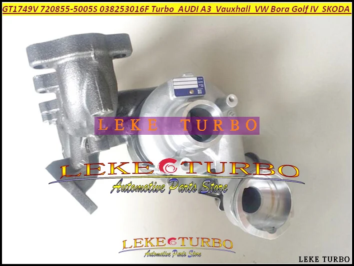 GT1749V 720855 720855-5005S 038253016F Q Turbo Turbocharger For AUDI A3 Vauxhall For Volkswagen VW Bora Golf IV SKODA Octavia ASZ 1.9L TDI