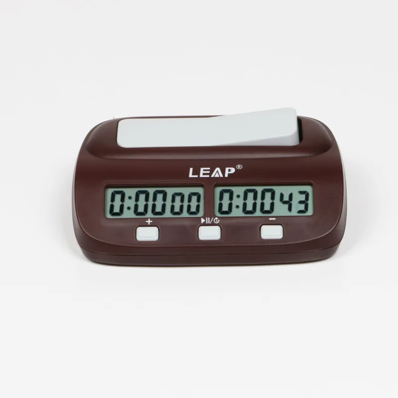 Leap xadrez relógio digital contagem profissional gamão