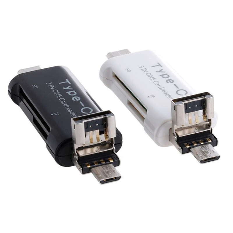 Все в 1 usb type C кард-ридер SDHC SD карта памяти Micro SD ридер USB C Micro USB адаптер памяти для Macbook Android Phone PC