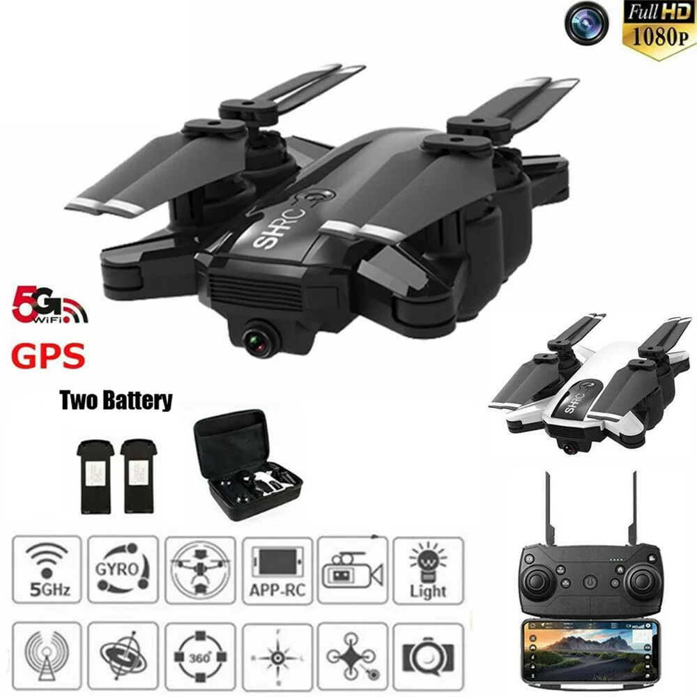 Дрон HD X Pro 5G селфи WI-FI FPV gps с 1080P HD Камера складной Дрон RC Quadcopter gps позиционирования Смарт Follow складной самолета