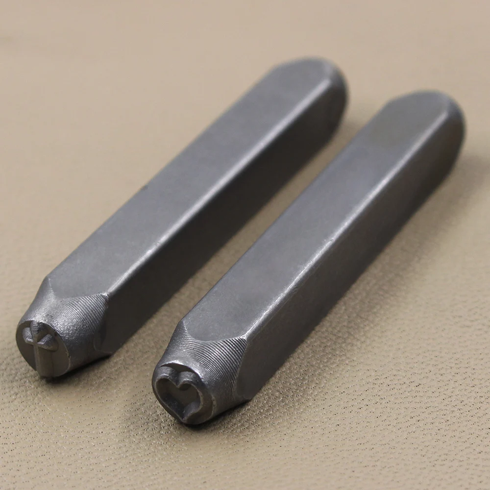 1PCS carbon steel leather stamp punching tool DIY metal carving leather crafts stamp printing mold jewelry leather craft stamps
