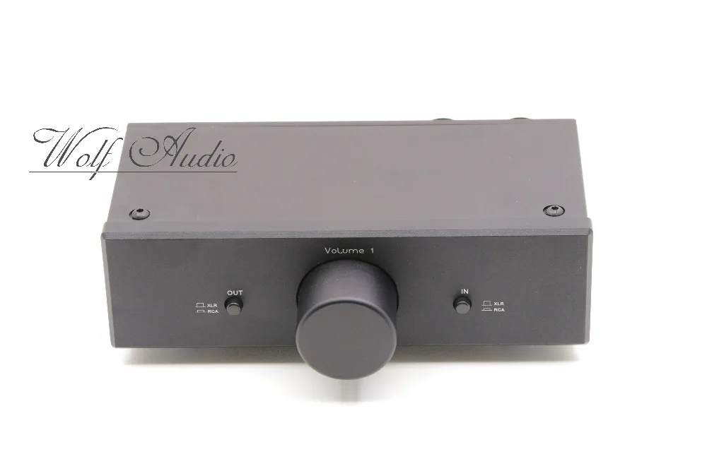 Finished Black Mini Fully Balanced Passive Preamp HiFi Pre Amplifier