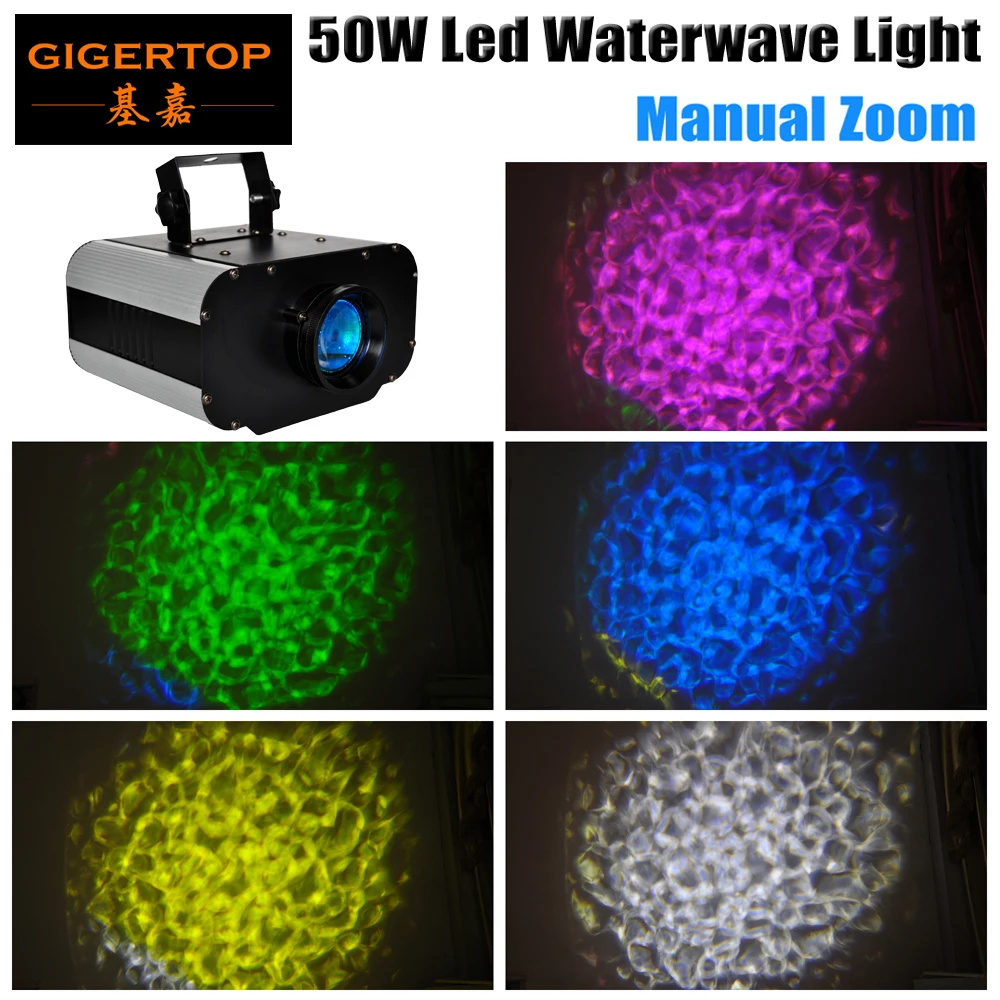 TIPTOP 50W Stage Lighting LED Water Wave Effect Stage Light For Party New Year Christmas 1*50 Watt High Brightness Led 90V-240V