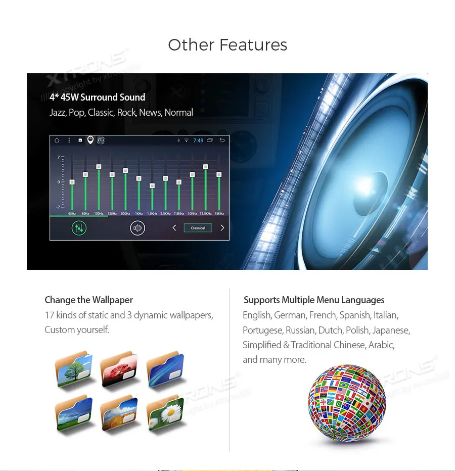 Sale XTRONS 7" Android 8.1 Quad Core GPS Navigation System for FORD Focus II C-Max S-Max Galaxy Fusio RCA GPS Navigation OBD DAB WIFI 19